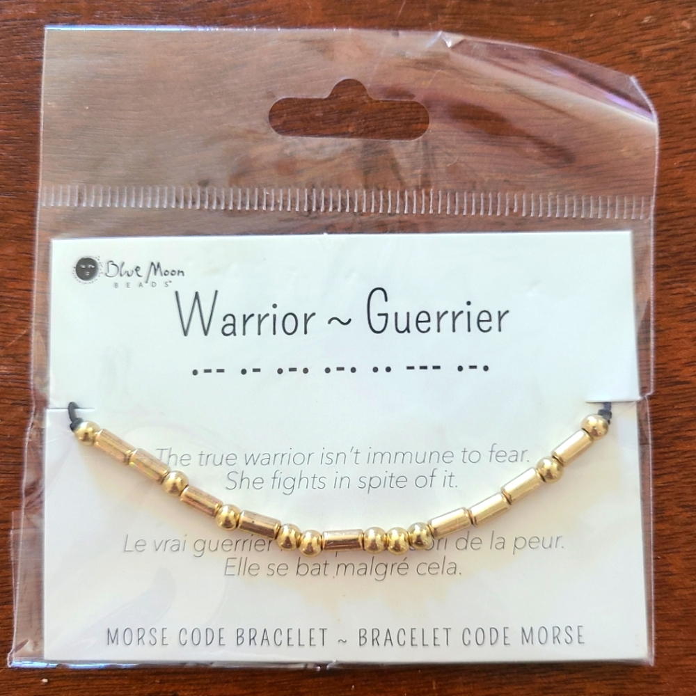 🆕️ morse code warrior bracelet